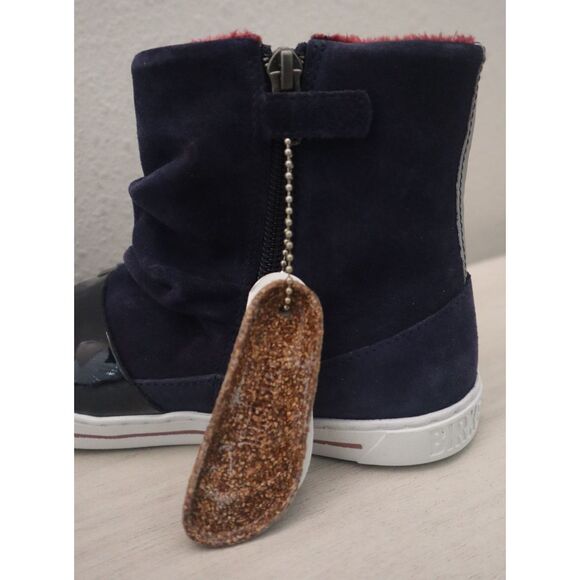 Birkenstock 1007607 Kids Sz EUR 30 US C12 Night Blue Suede Ballina Boots - Picture 10 of 16